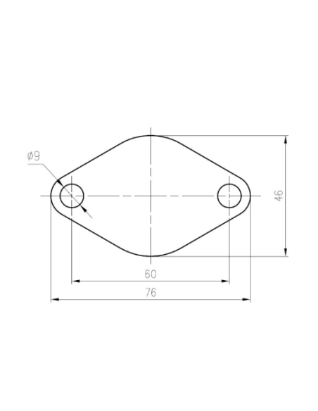 EGR paplāksne 3 mm VW Audi Seat Skoda with 1.9 2.0 TDI engines